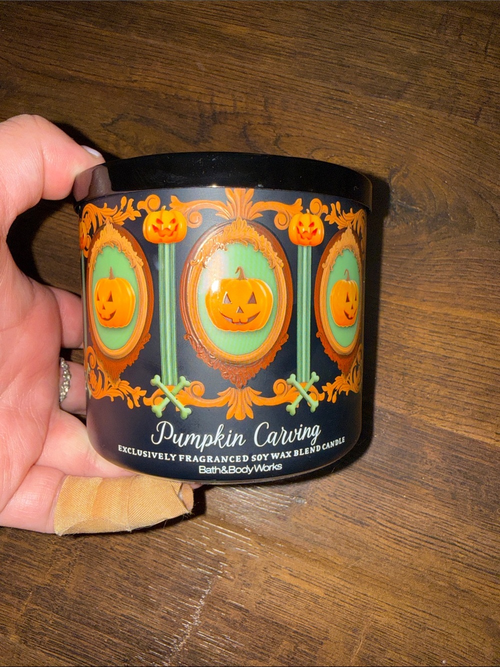 Bath and Body Works Pumpkin Carving 3 Wick Candle